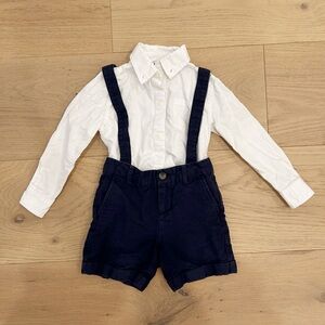 Janie and Jack toddler shirt and short set (3T)